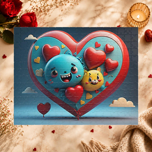 Shop our heartbeat havoc valentines day puzzle featuring the 252 pcs (Horizontal) style option from MySisterIsASurvivor.