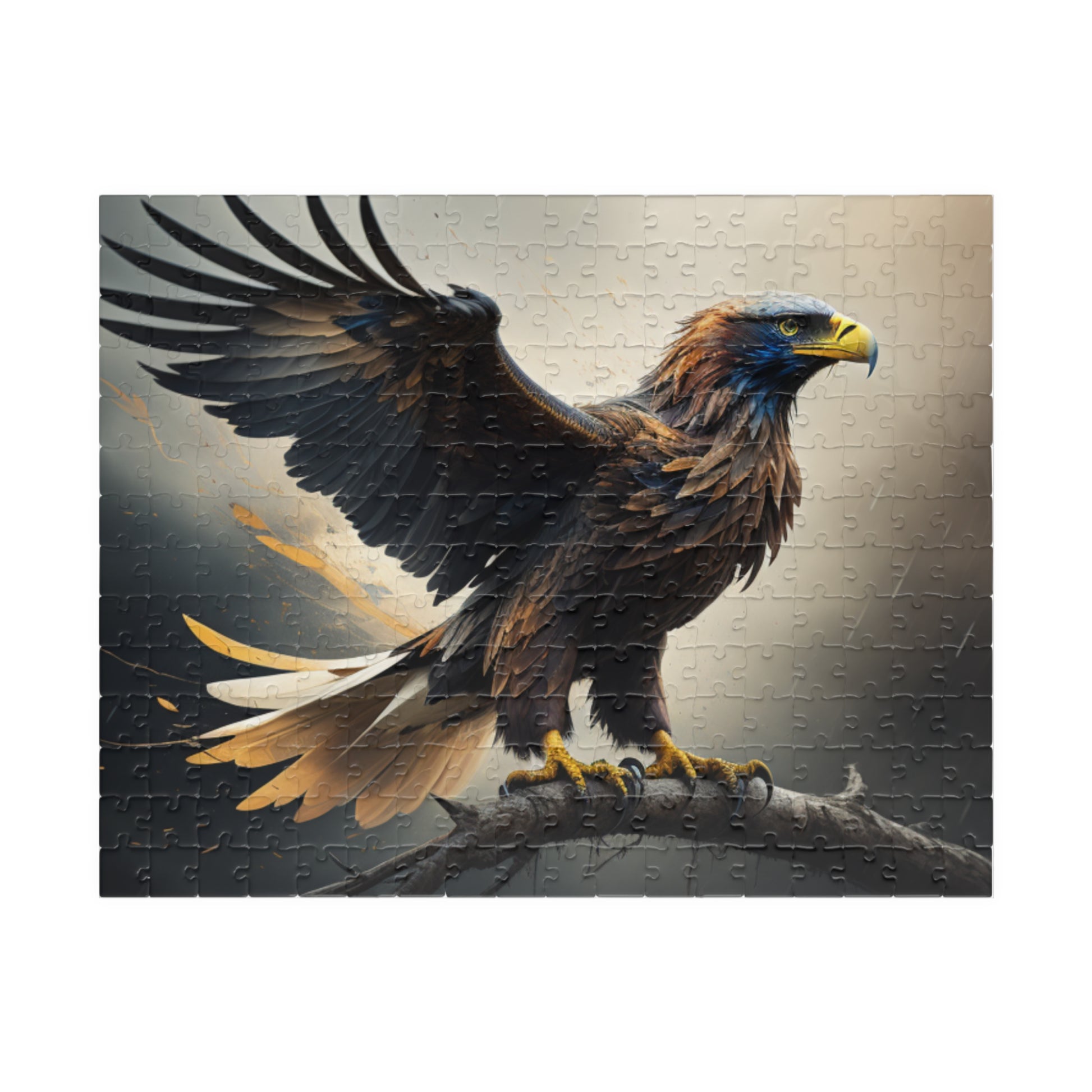 Sky Majesty Triumph: Majestic Eagle Puzzle - Symbol of Strength, Freedom, and Resilience