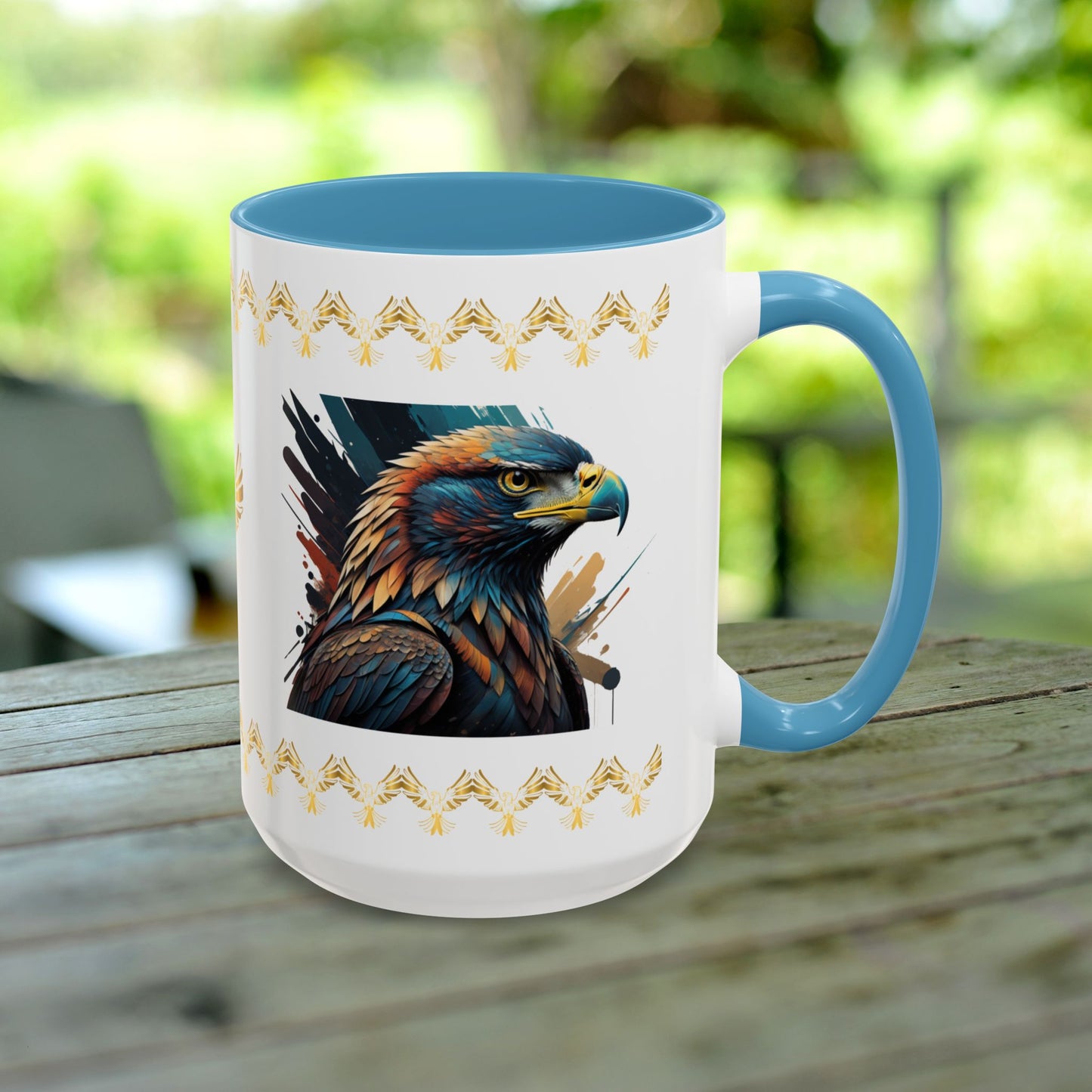 Raptor Resilience Mug with empowerment, strength, and mental wellness to help overcome adversity.