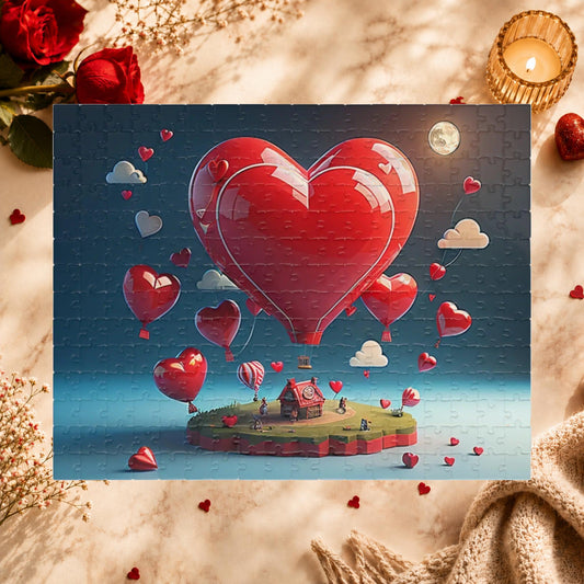Shop our love in cloudland valentines day puzzle featuring the 252 pcs (Horizontal) style option from MySisterIsASurvivor.