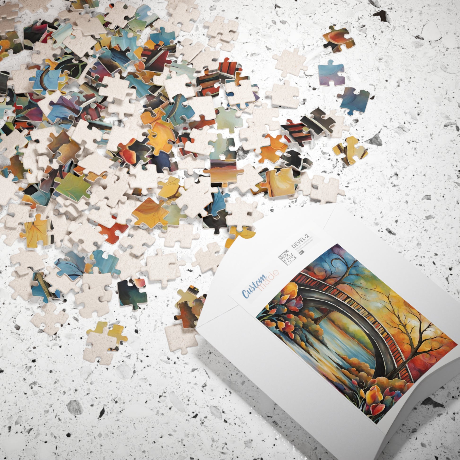 Bridge To Promoting Mental Well-being - Piece Together Strength Puzzle