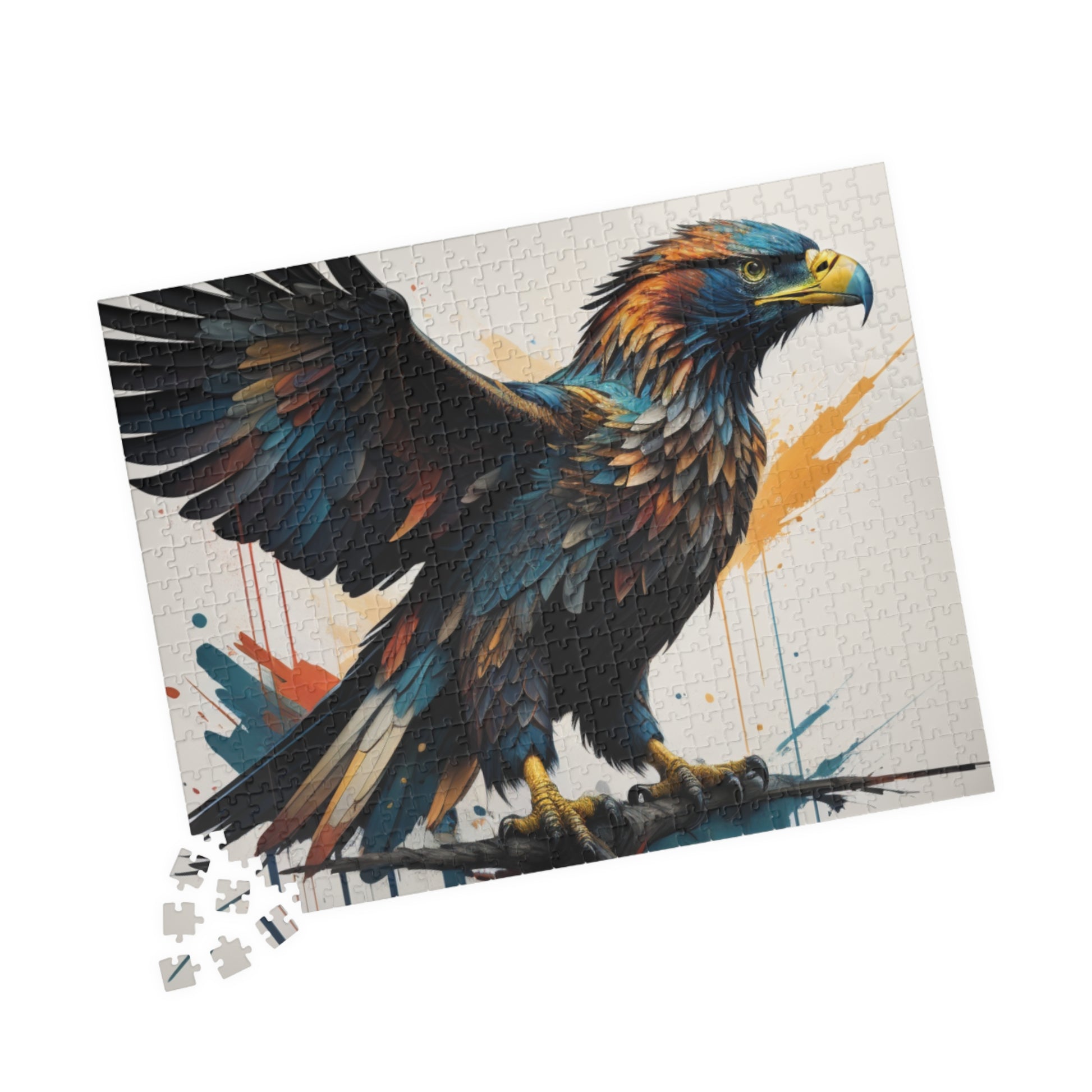 Soaring Eagle Triumph: Majestic Eagle Puzzle - Symbol of Strength, Freedom, and Resilience