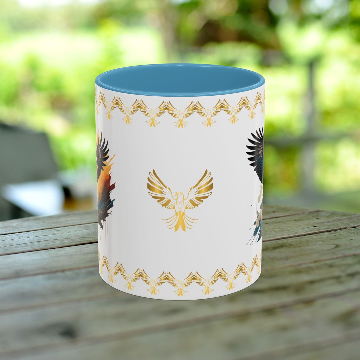Inspirational Eagle Flight Mug embodying resilience, hope, and empowerment to strengthen your mindset.