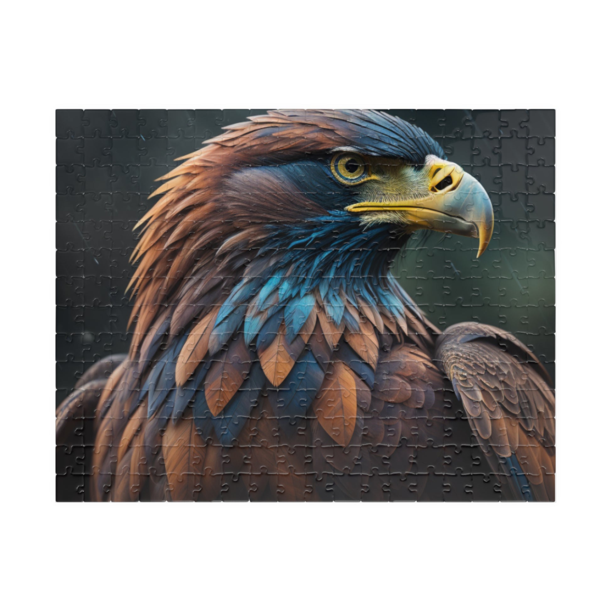 Feathers of Resilience: Majestic Eagle Puzzle - Symbol of Strength, Freedom, and Resilience