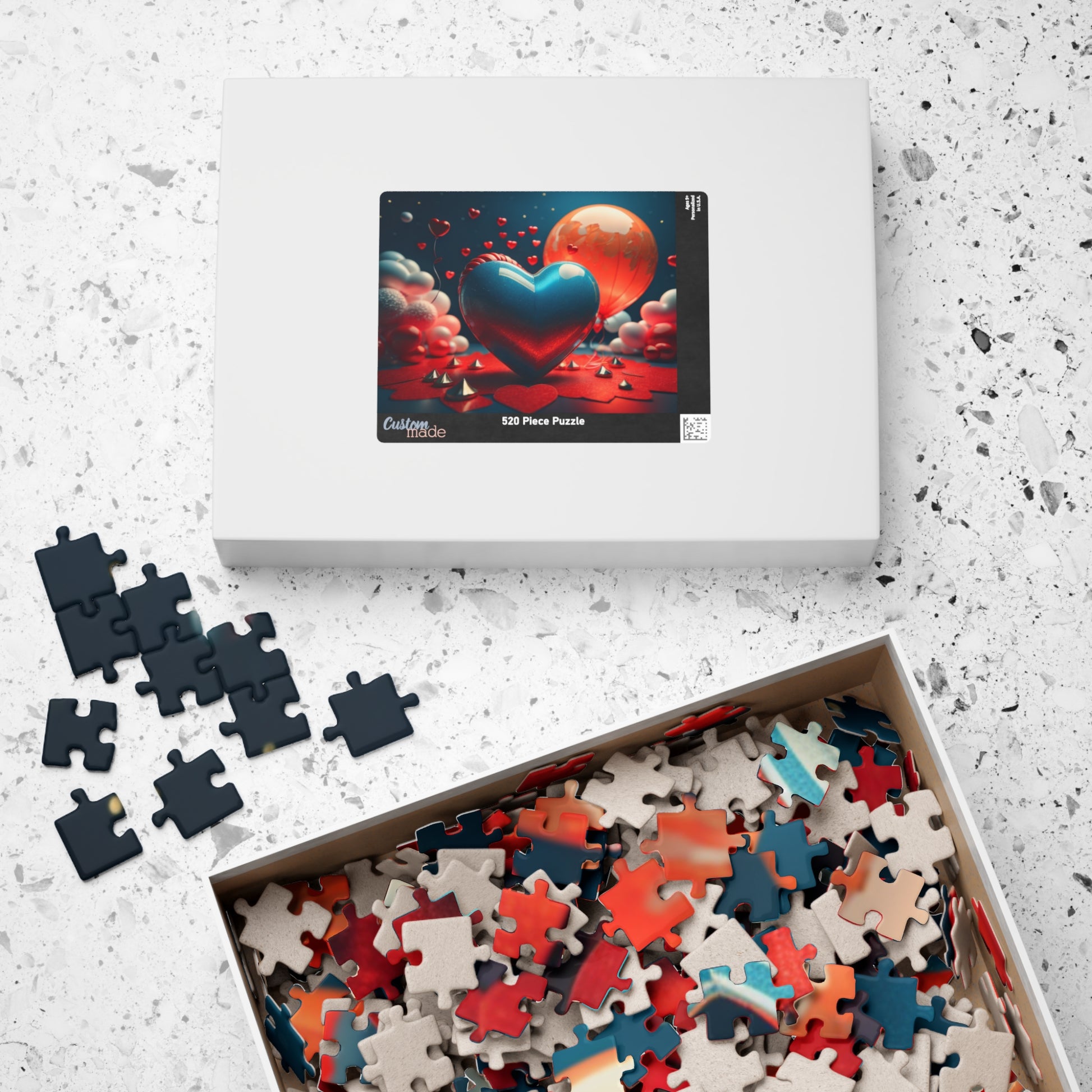 Dreamy Heartscape: Valentine's Day Puzzle for Self-Care, Emotional Growth, and Personal Empowerment