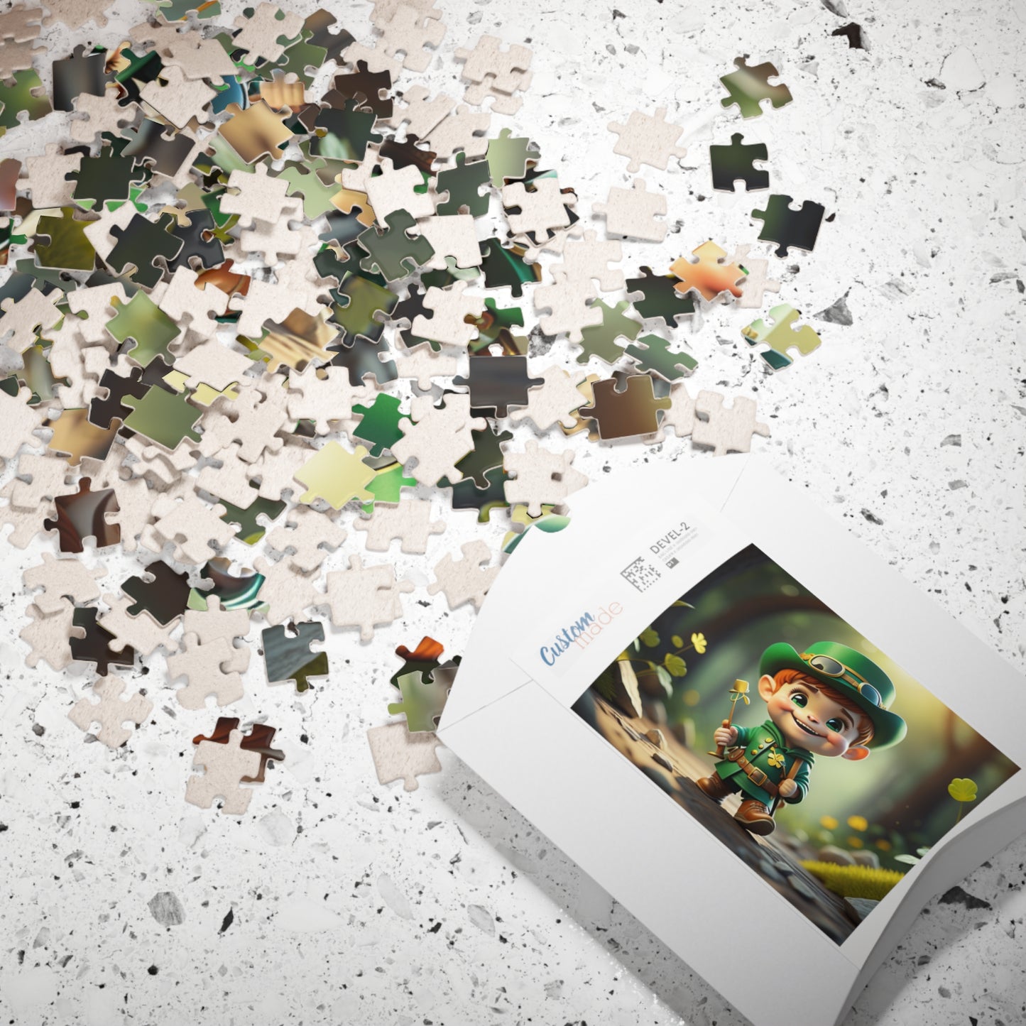 Mindful March Leprechaun - St. Patrick's Day Mental Health Puzzle