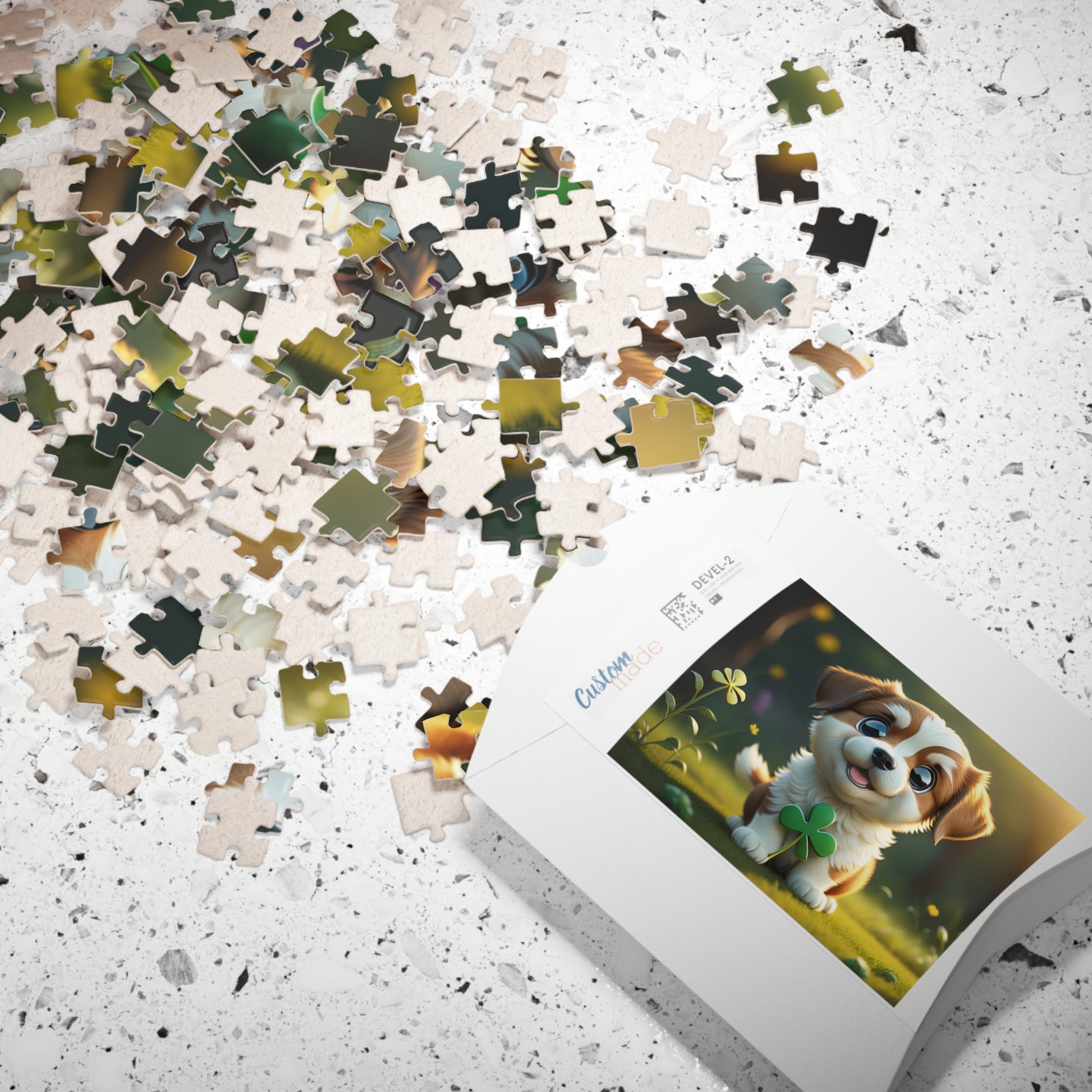 Clover Cuddles Canine - St. Patrick's Day Mental Health Puzzle