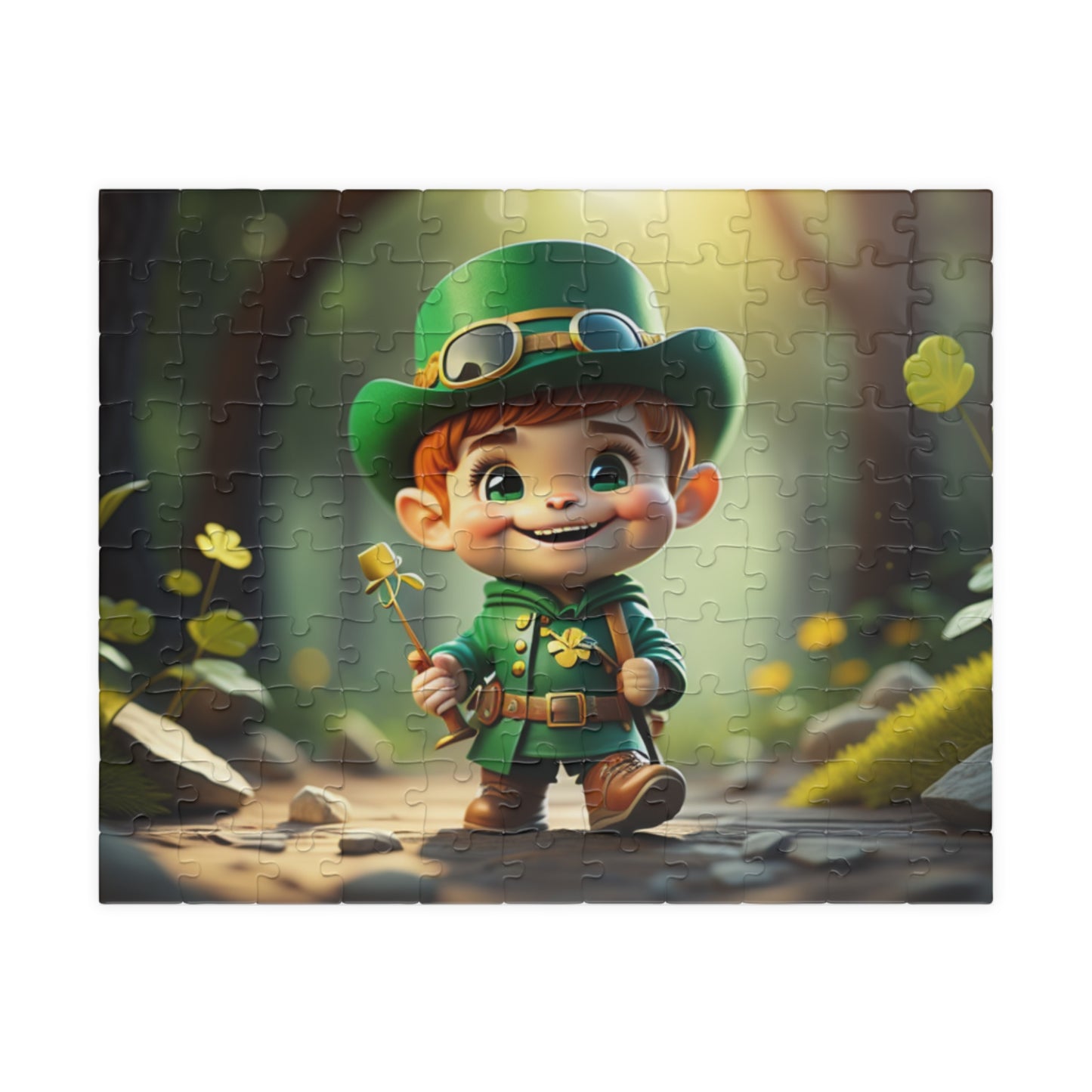 Mindful March Leprechaun - St. Patrick's Day Mental Health Puzzle