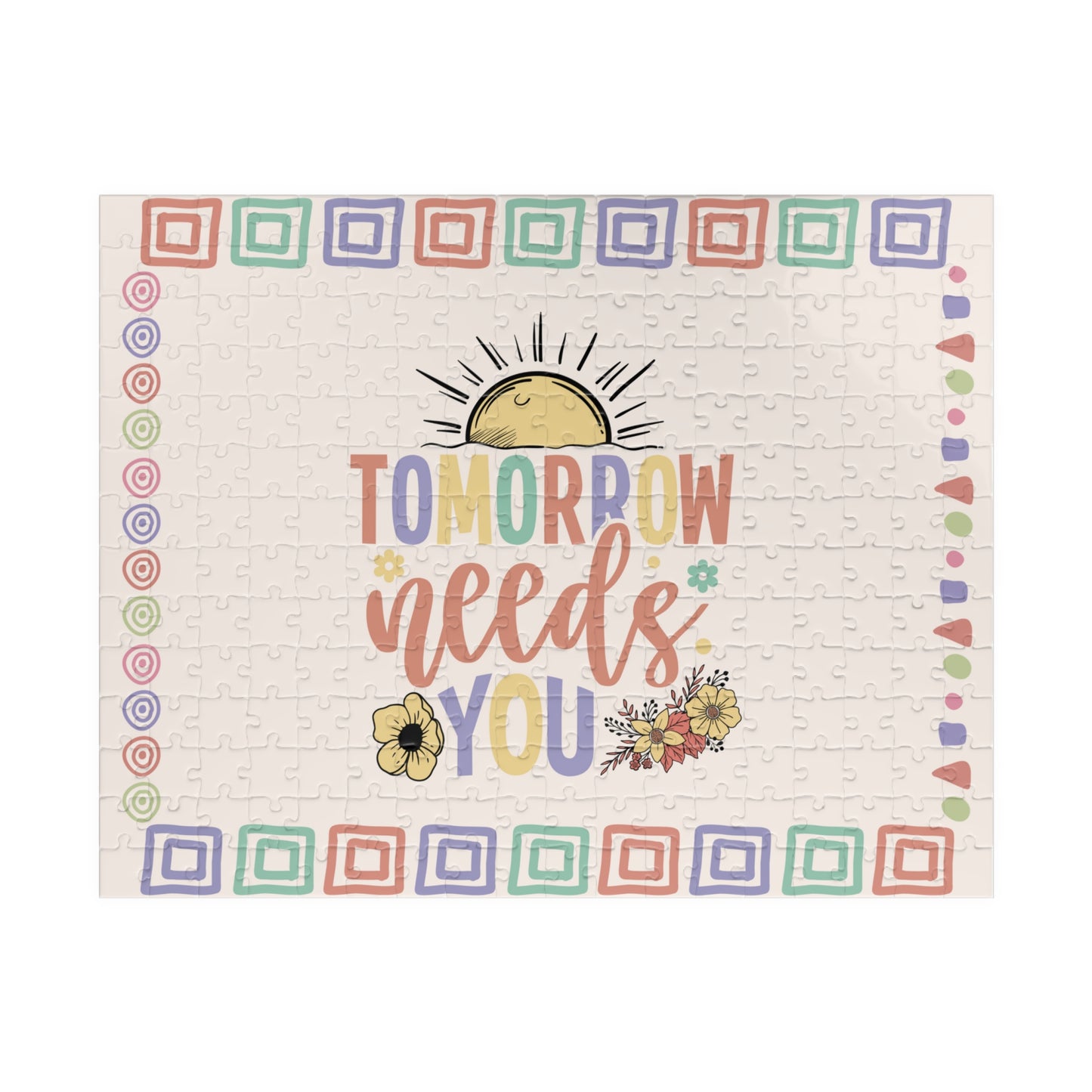 Tomorrow Needs You - Mental Health Quote Puzzle