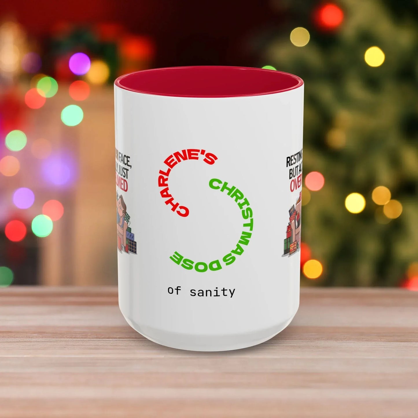 Shop our premium resting grinch face christmas mug from MySisterIsASurvivor.