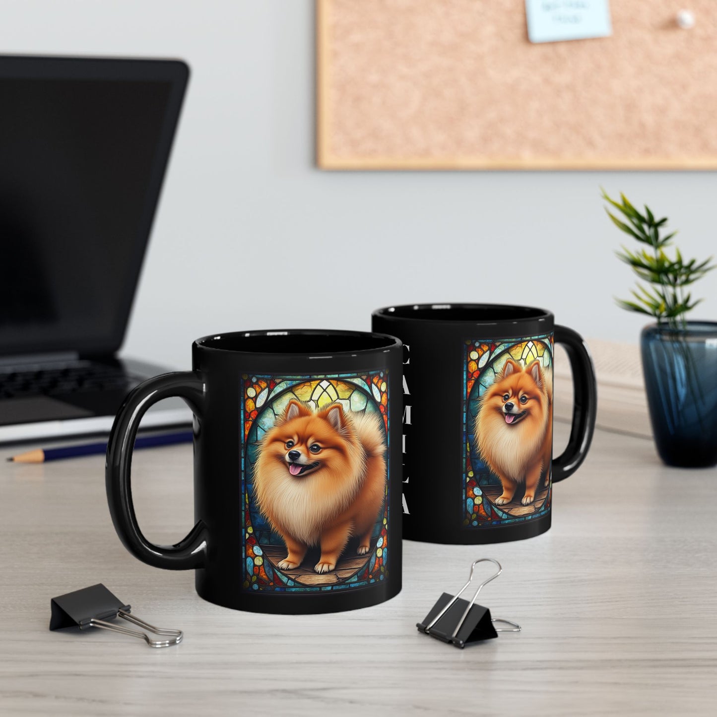 Pomeranian (Red Sable) Personalized Dog Breed Mug, Pet Lover Mug, Dog Coffee Mug, Custom Name Mug, Dog Lover Gift, Dog-Themed Mug