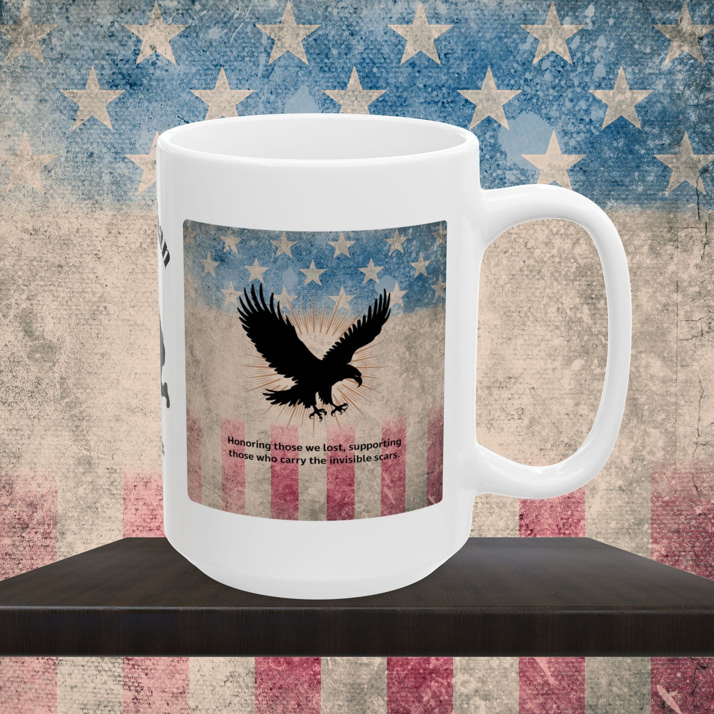 Personalized Memorial Day Mug - "Honoring Those We Lost" PTSD Support Tribute