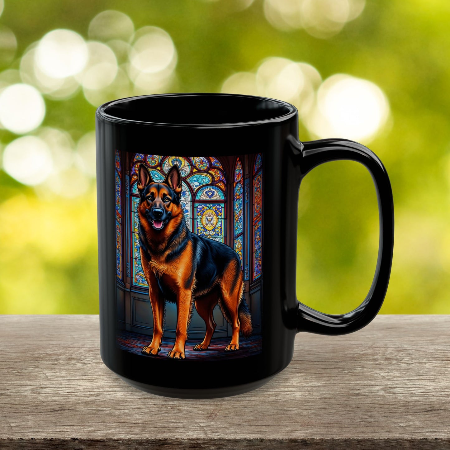 German Shepherd (Red & Black) Personalized Mug, Pet Lover Mug, Dog Coffee Mug, Custom Name Mug, Dog Lover Gift, Dog-Themed Mug, GS Mug