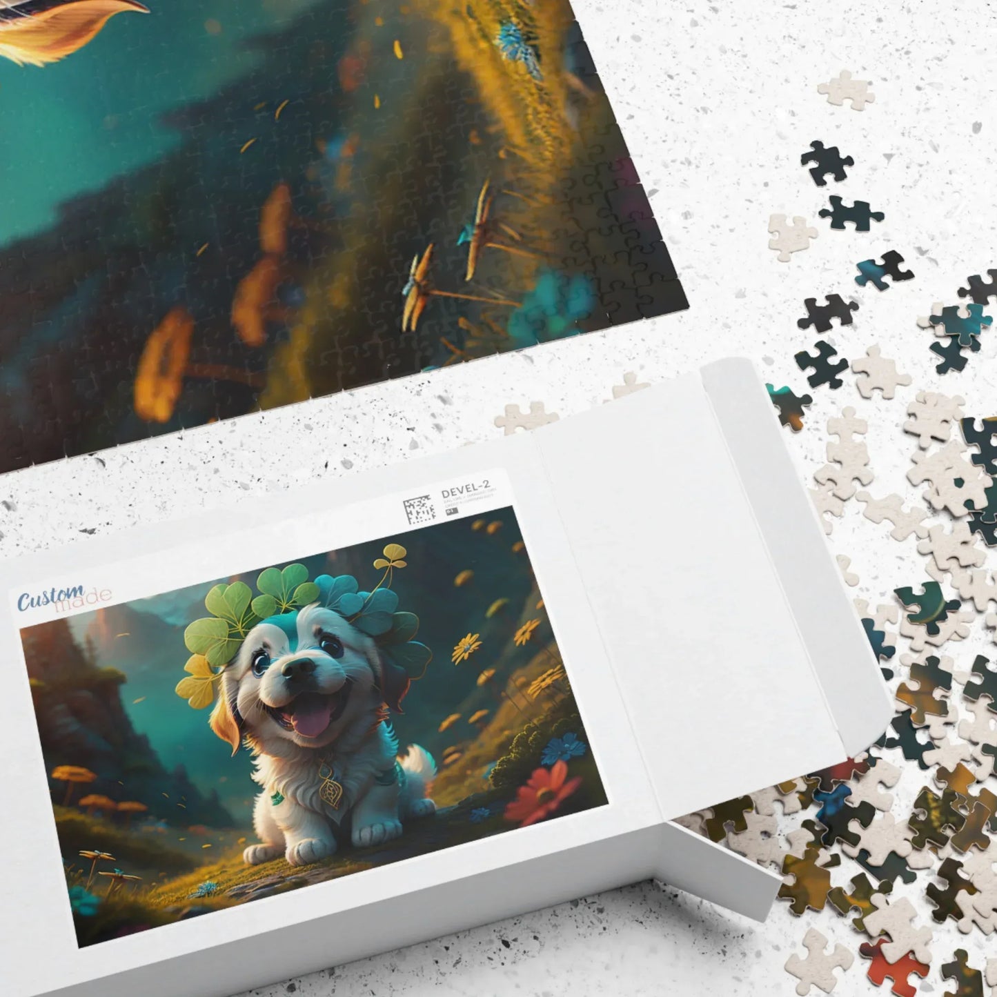 Shop our premium pawsitive paddys parade st patricks day mental health puzzle from MySisterIsASurvivor.