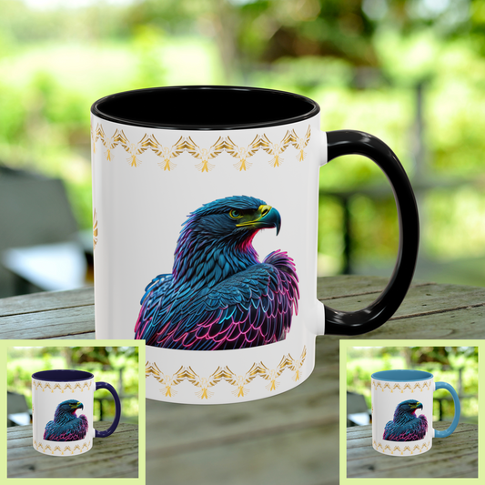 Wings of Resilience Mug representing mental health empowerment, strength, and courage to overcome challenges.