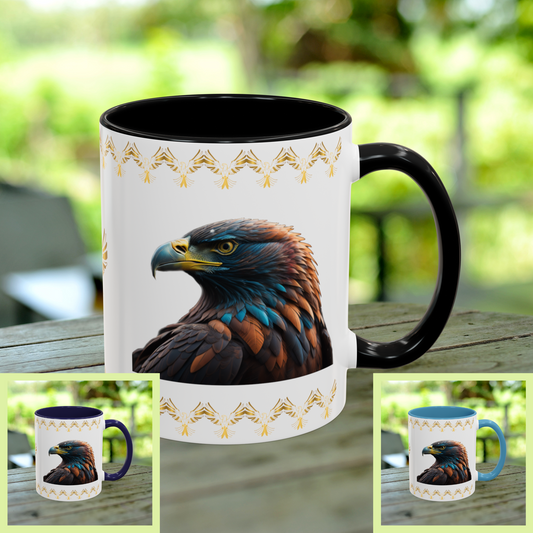 Eagle’s Inspiration Mug offering personal growth, strength, and empowerment to inspire resilience.