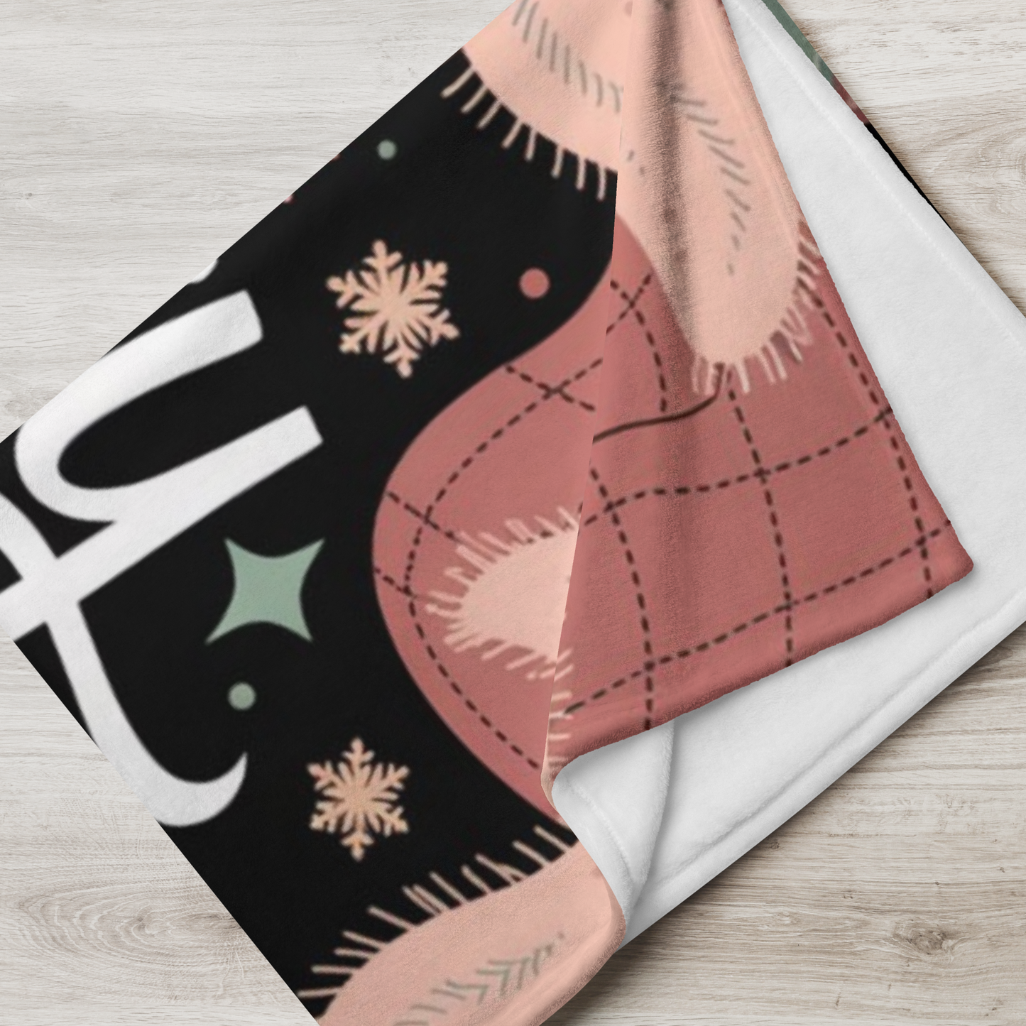 Cozy holiday blanket “Cozy Is My Christmas Mood” soft festive throw for relaxation and joy