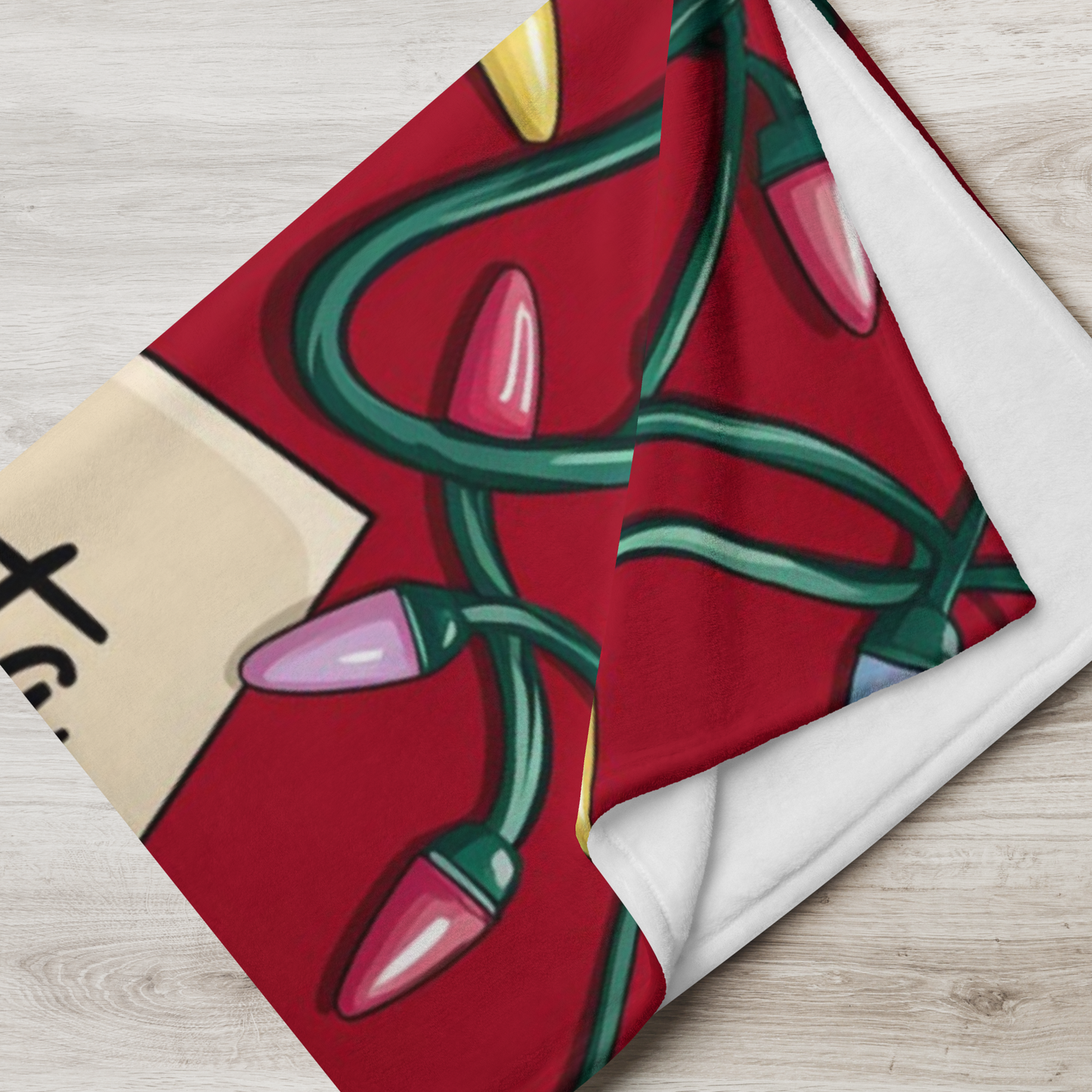 Funny Christmas blanket “Dear Santa, I Can Explain” holiday throw for cozy winter nights and laughs