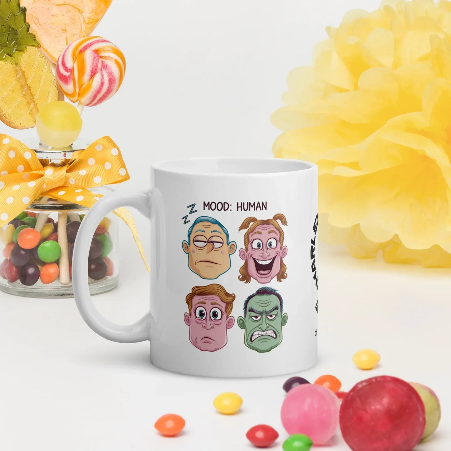 Shop our premium mood human mug from MySisterIsASurvivor.
