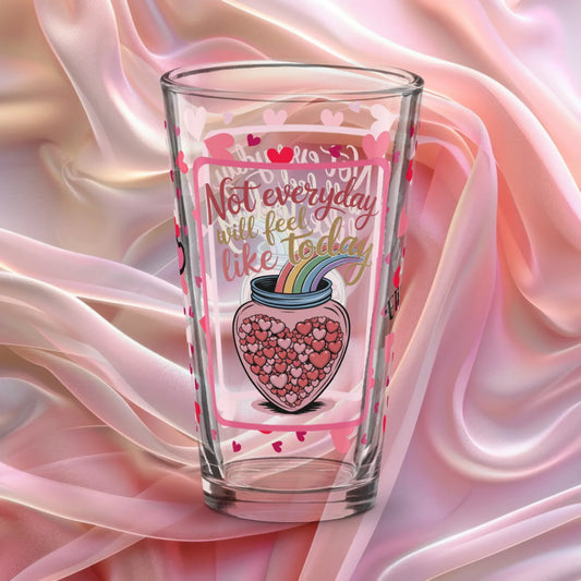 Shop our premium not everyday valentines day pint glass from MySisterIsASurvivor.