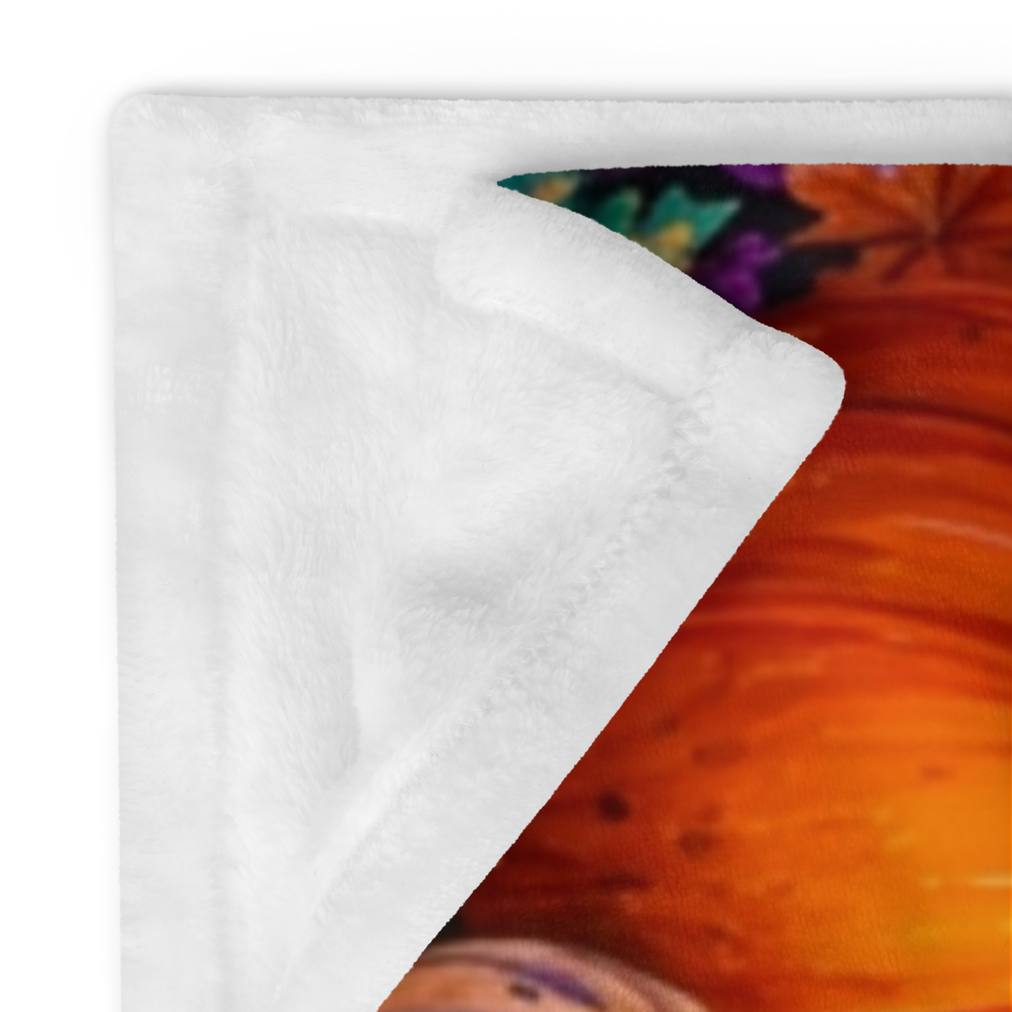 Kindness Is Magic Velveteen Blanket - Ghost with Star Wand and Be Kind Spread Joy Make Magic Sign