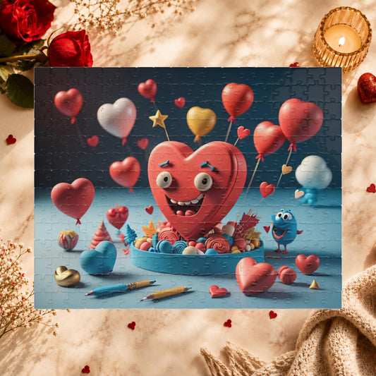 Shop our zany zen zone valentines day puzzle featuring the 252 pcs (Horizontal) style option from MySisterIsASurvivor.