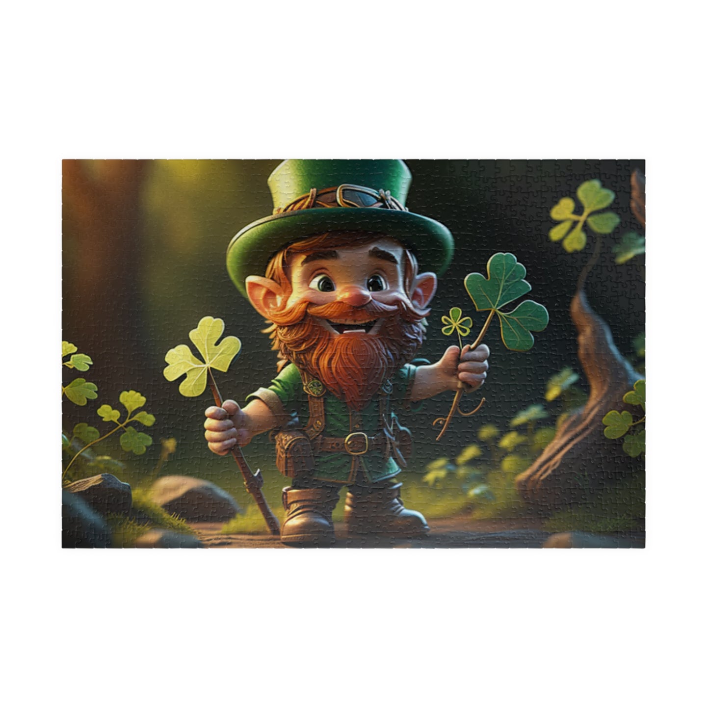 Lucky Leaf Labyrinth - St. Patrick's Day Mental Health Puzzle