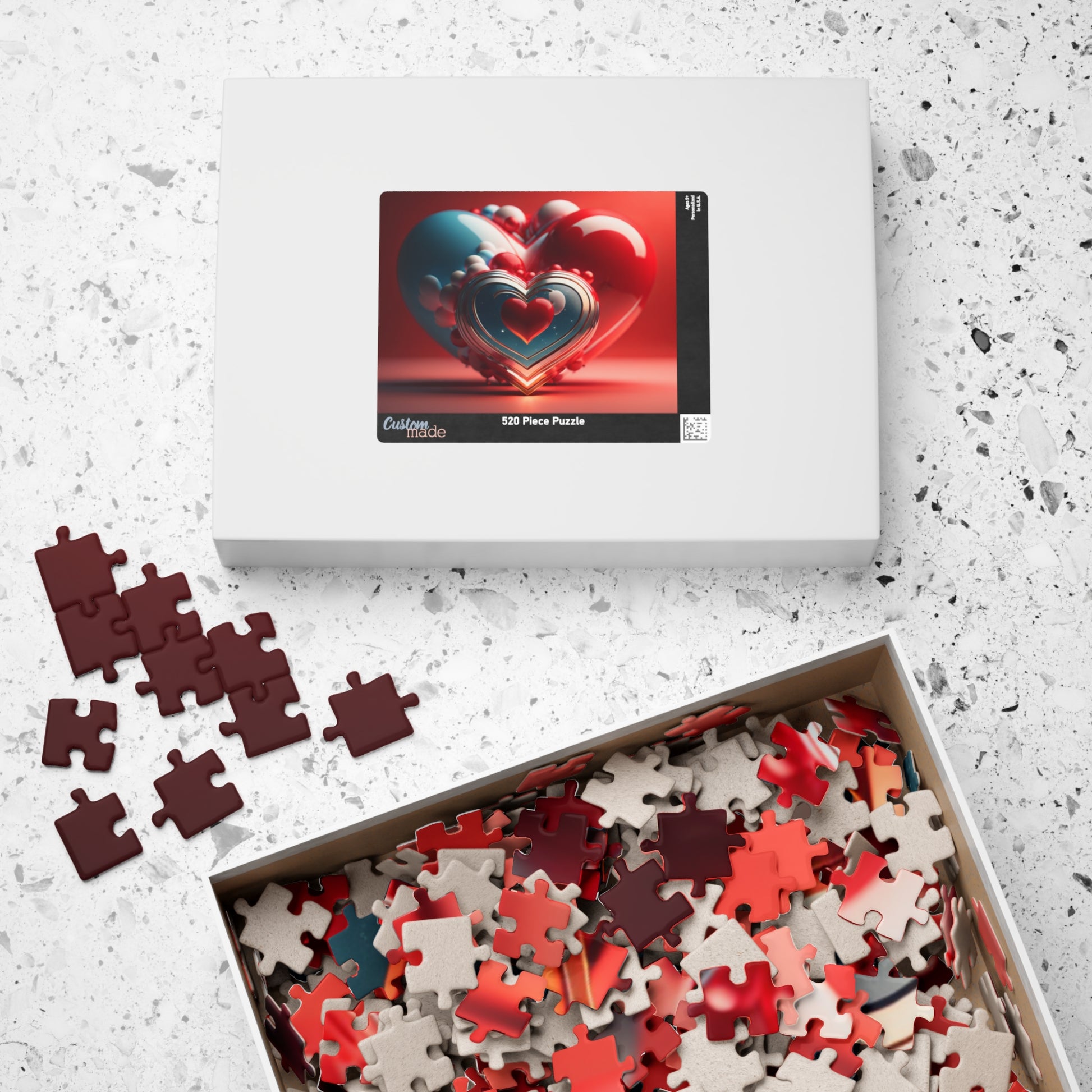 Symbolic Serenity: Valentine's Day Puzzle for Self-Care, Emotional Growth, and Personal Empowerment