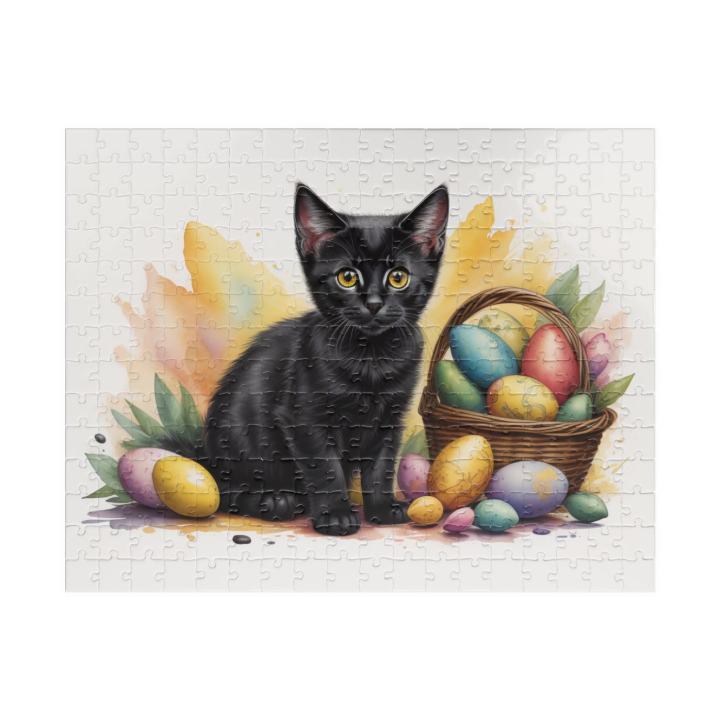 Bombay Easter Kitten Puzzle - Cat Lovers, Mental Health Benefits, Holiday Fun, Mindfulness, Stress Relief, Festive Gift