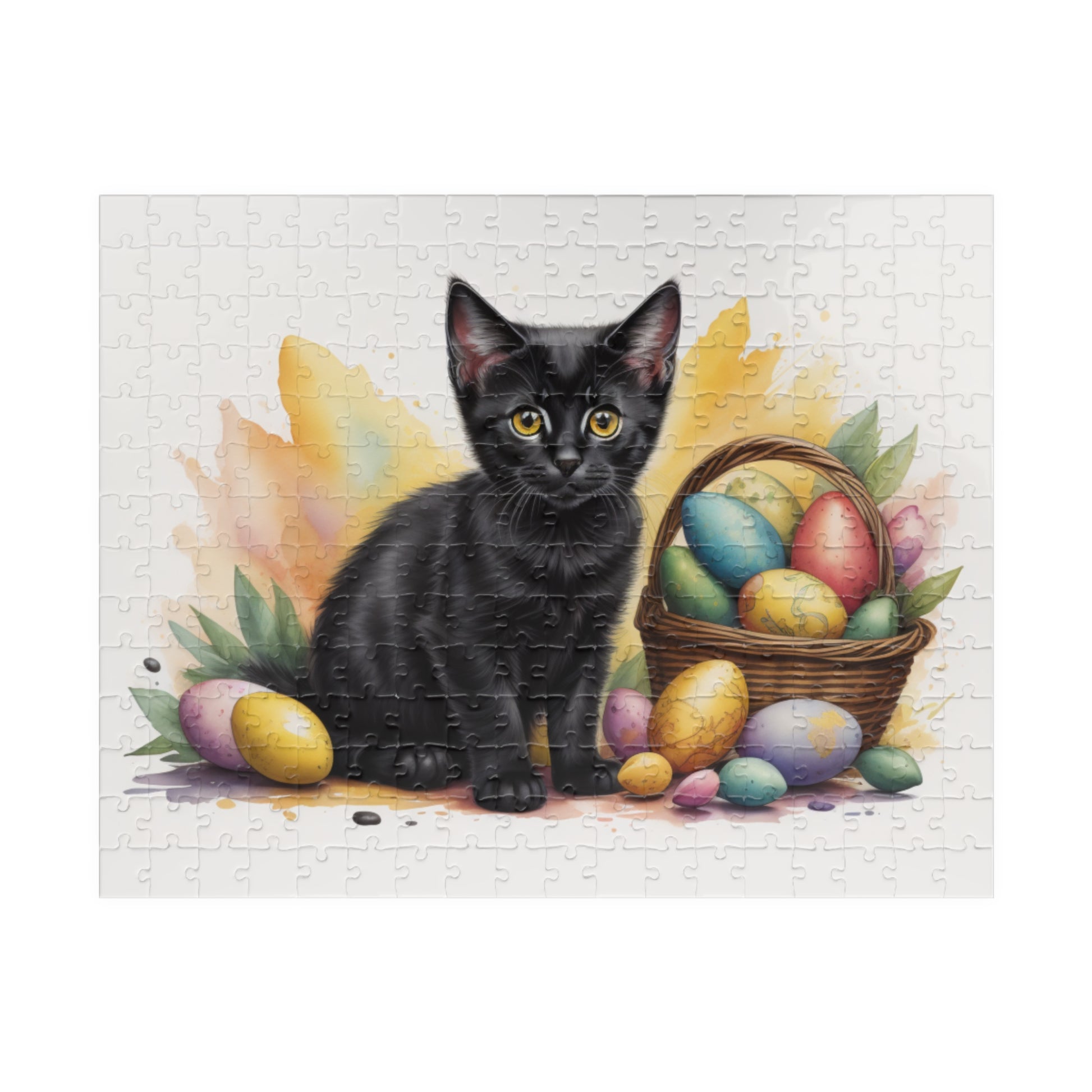 Bombay Easter Kitten Puzzle - Cat Lovers, Mental Health Benefits, Holiday Fun, Mindfulness, Stress Relief, Festive Gift