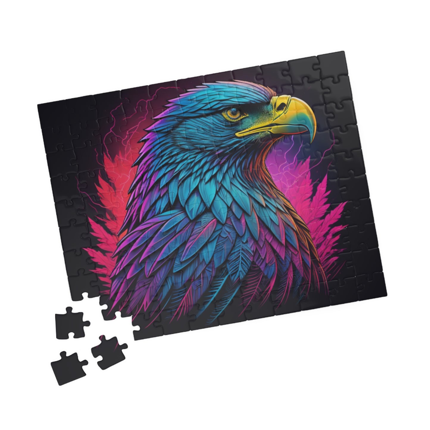 Triumphant Talons: Majestic Eagle Puzzle - Symbol of Strength, Freedom, and Resilience