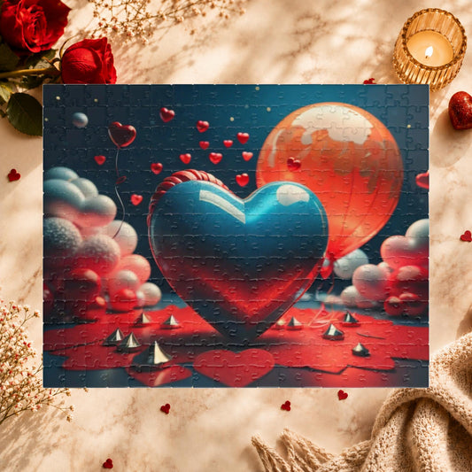 Shop our dreamy heartscape valentines day puzzle featuring the 252 pcs (Horizontal) style option from MySisterIsASurvivor.