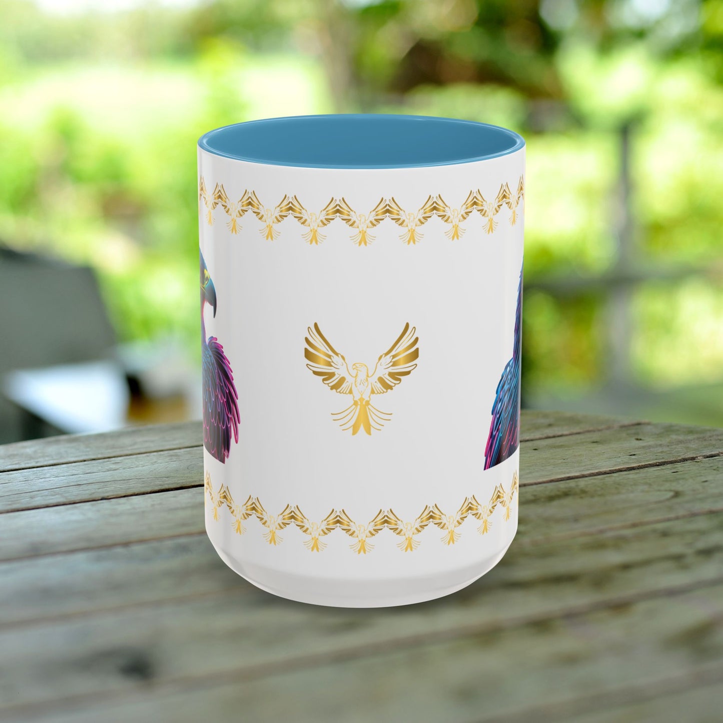Wings of Resilience Mug representing mental health empowerment, strength, and courage to overcome challenges.