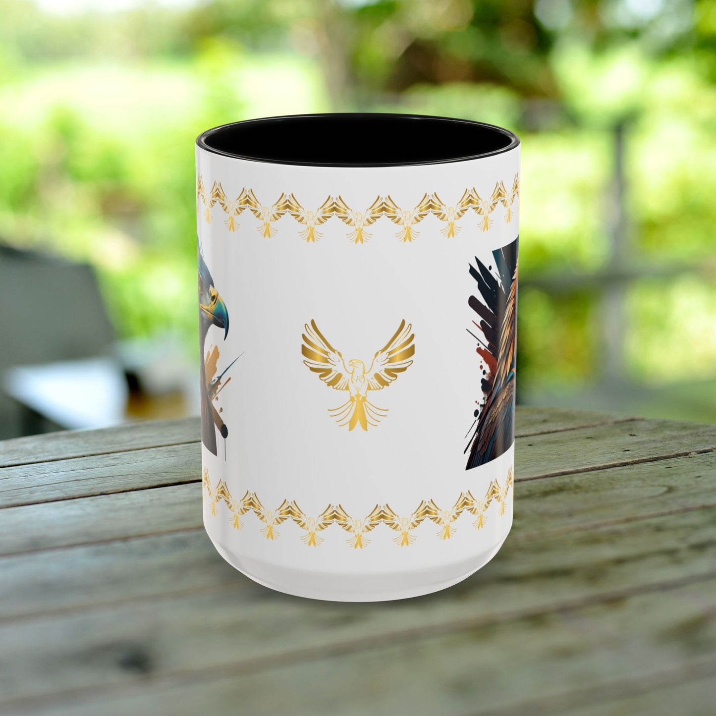 Raptor Resilience Mug with empowerment, strength, and mental wellness to help overcome adversity.