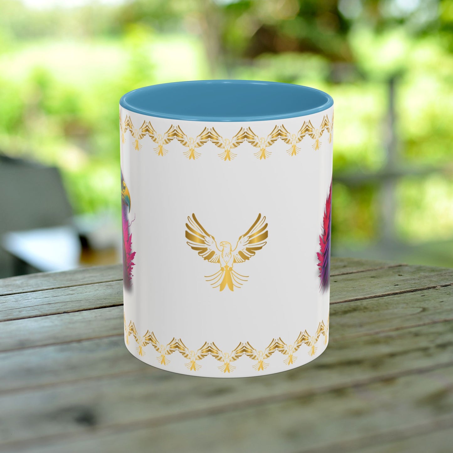 Triumphant Talons Mug showcasing hope, strength, and resilience for empowering your mental health journey.