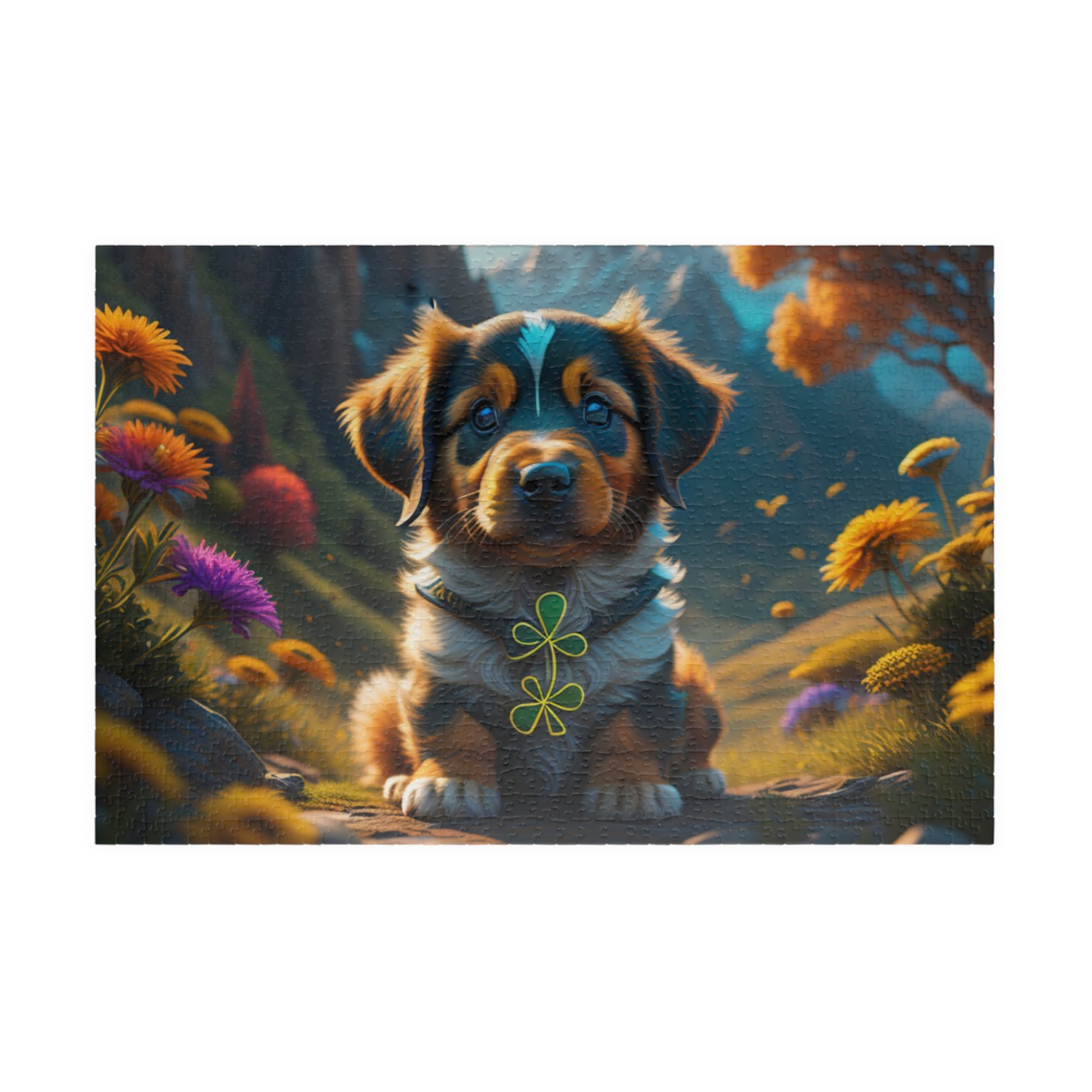 Pup-tastic Serenity - St. Patrick's Day Mental Health Puzzle
