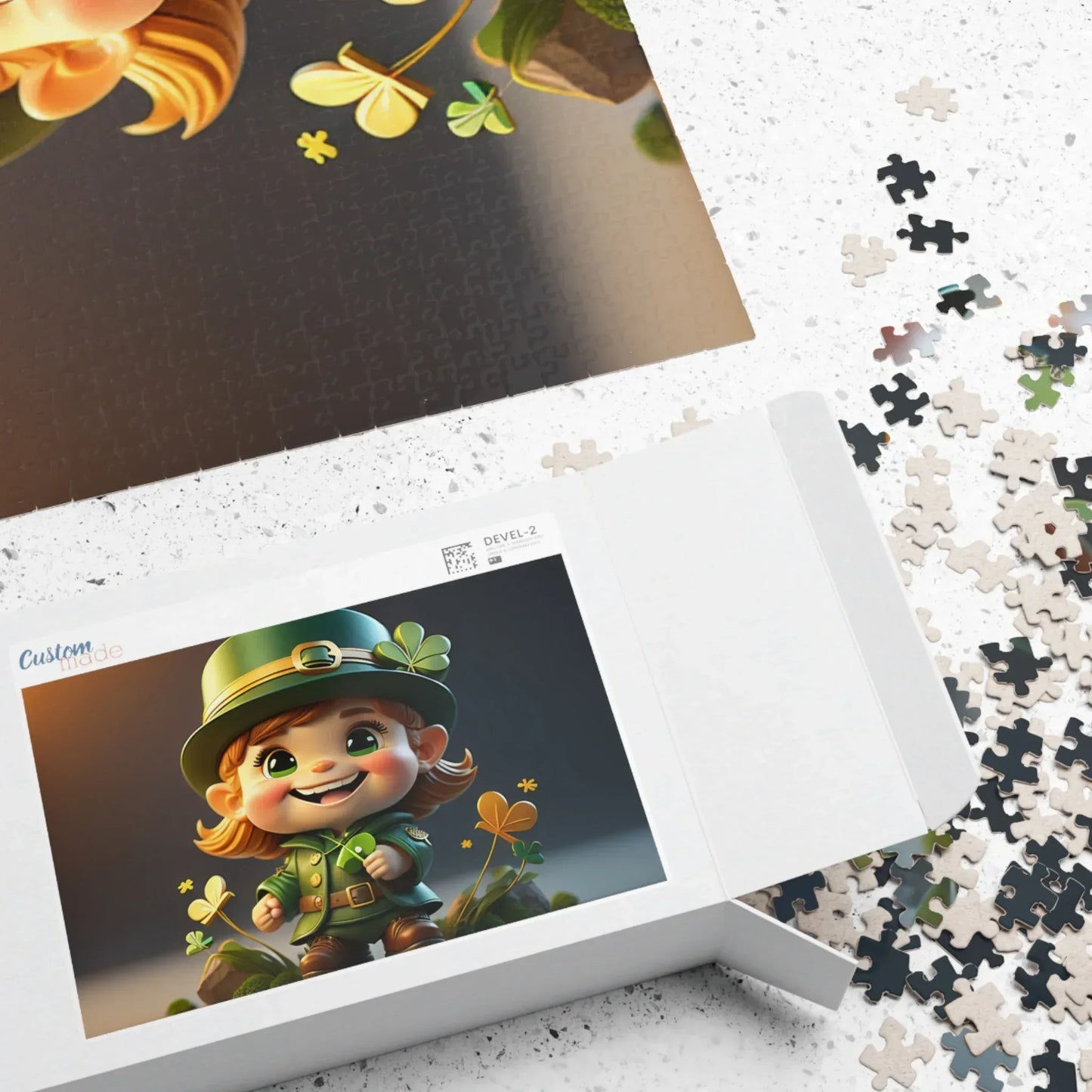 Shop our premium leprechaun mischief logic logic st patricks day mental health puzzle from MySisterIsASurvivor.
