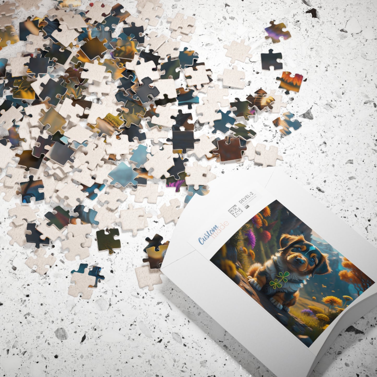 Pup-tastic Serenity - St. Patrick's Day Mental Health Puzzle