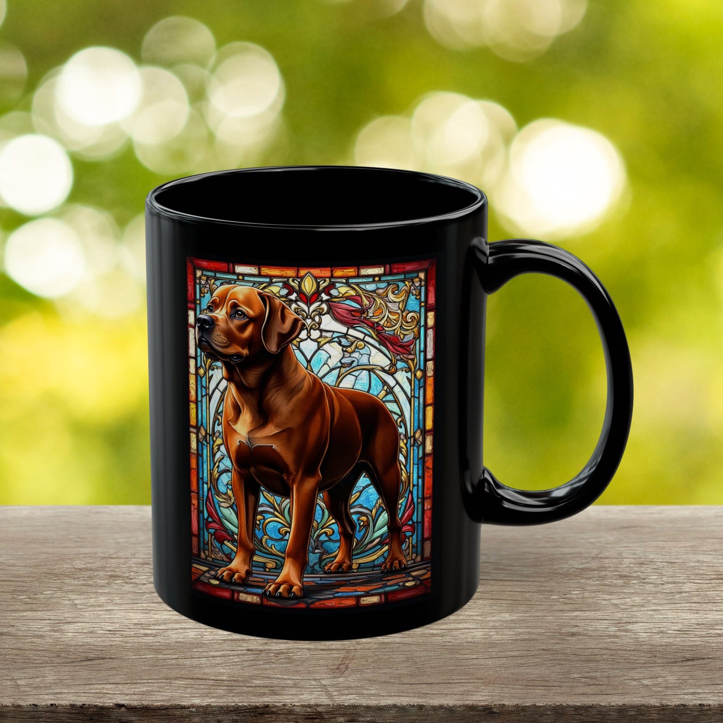 Rare red Rottweiler personalized dog lover coffee mug