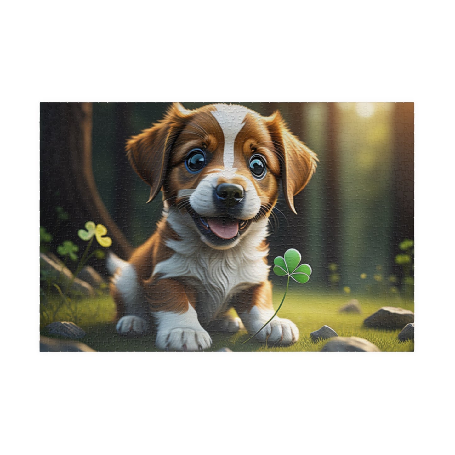 Lucky Leprechaun Pup - St. Patrick's Day Mental Health Puzzle