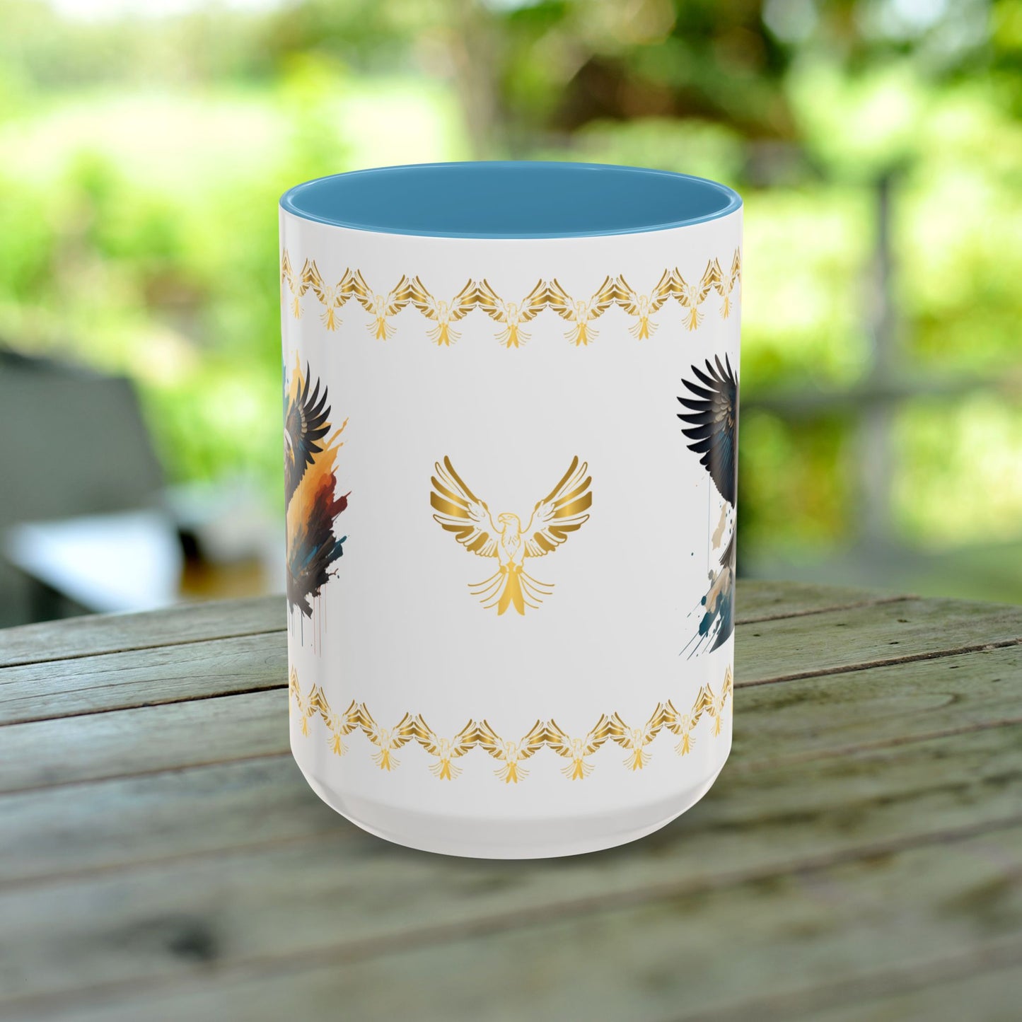 Inspirational Eagle Flight Mug embodying resilience, hope, and empowerment to strengthen your mindset.