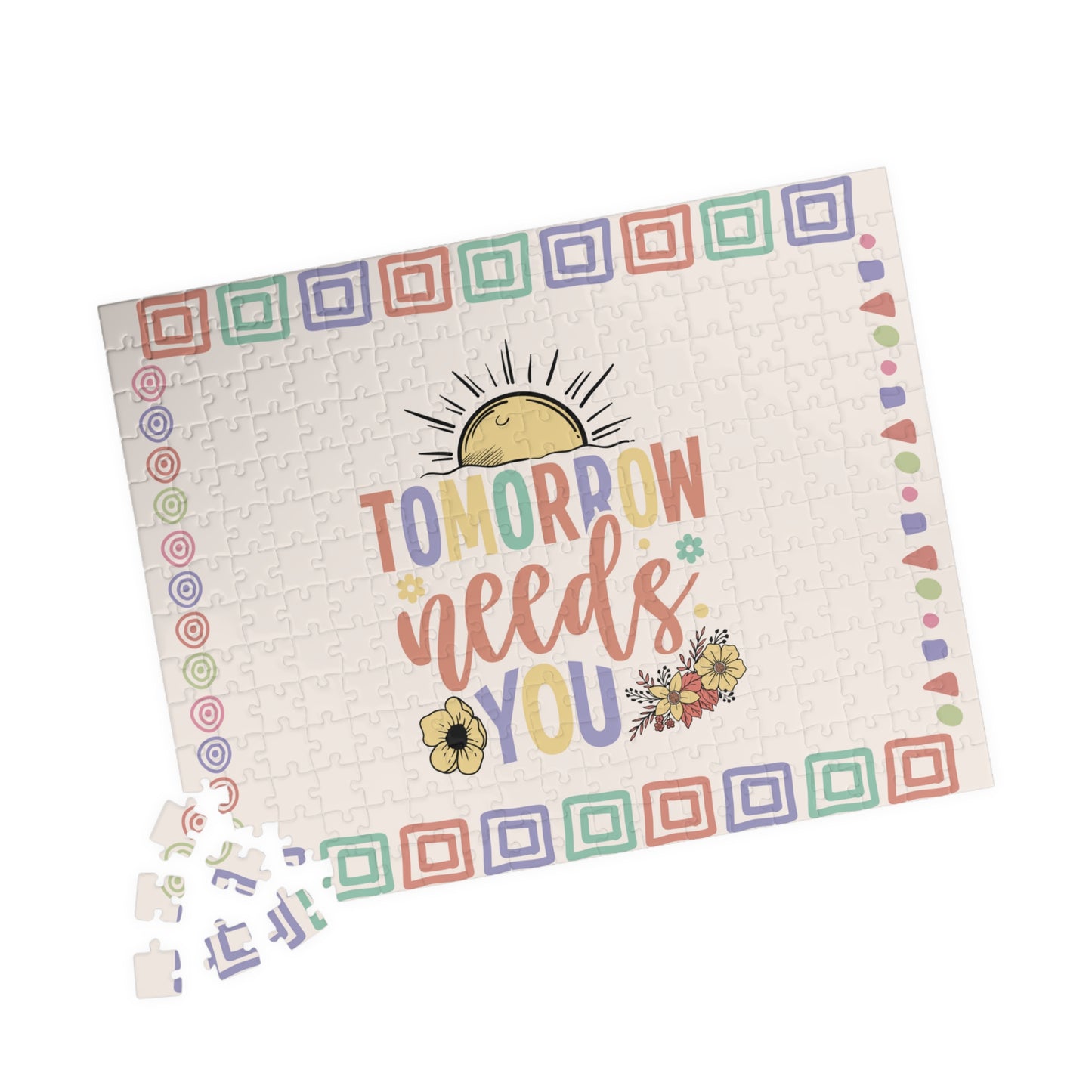 Tomorrow Needs You - Mental Health Quote Puzzle