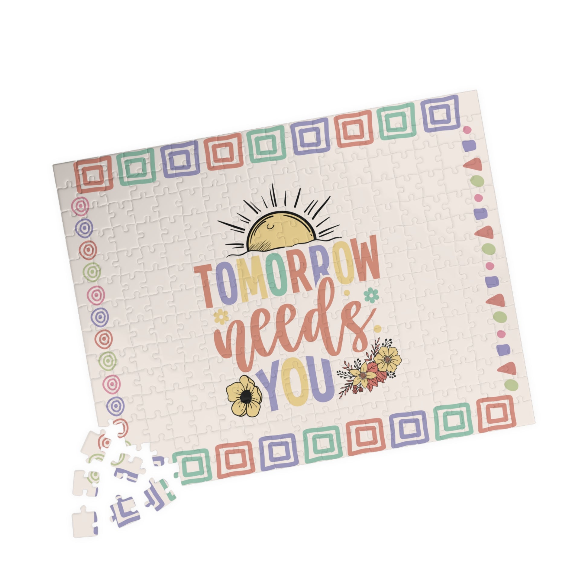 Tomorrow Needs You - Mental Health Quote Puzzle