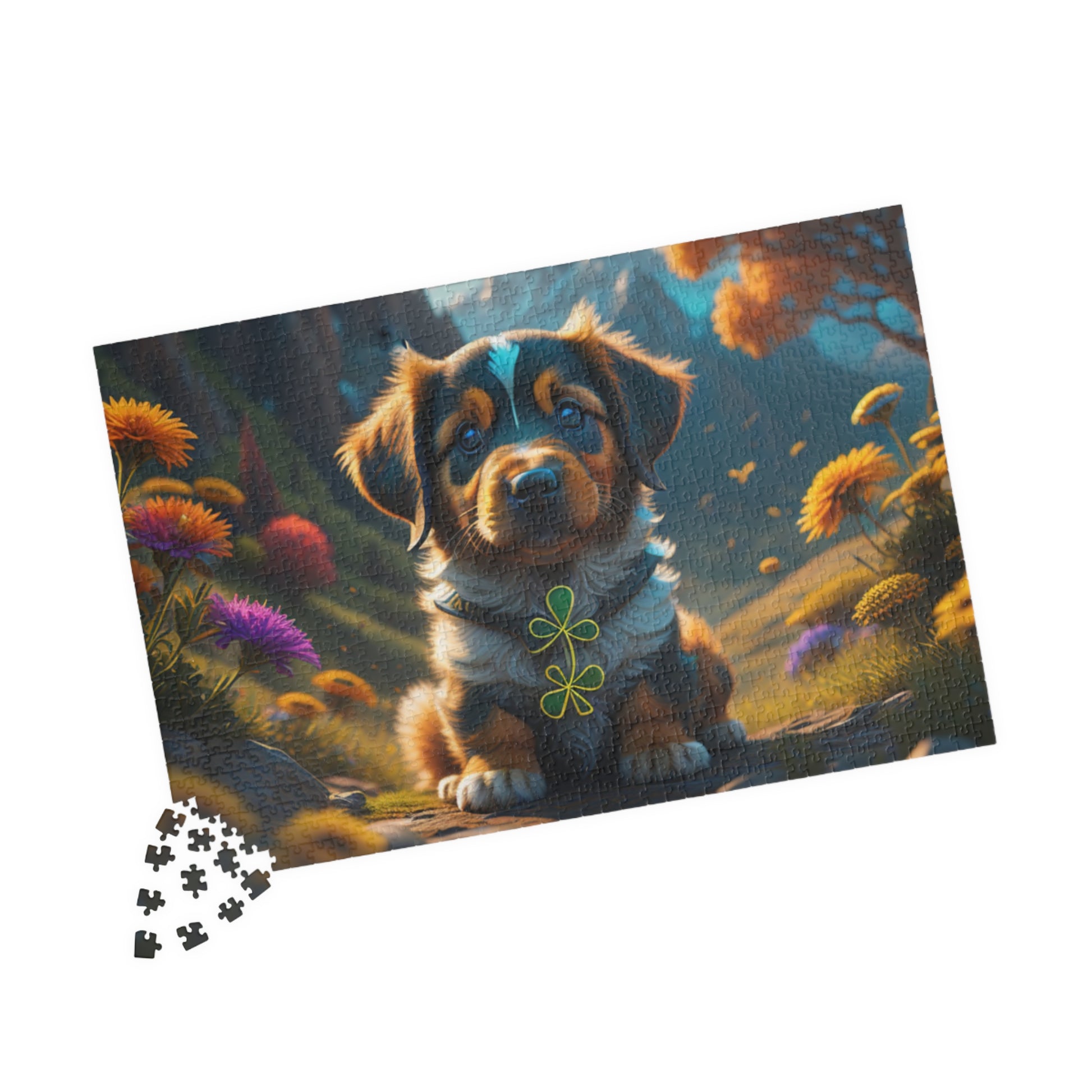 Pup-tastic Serenity - St. Patrick's Day Mental Health Puzzle