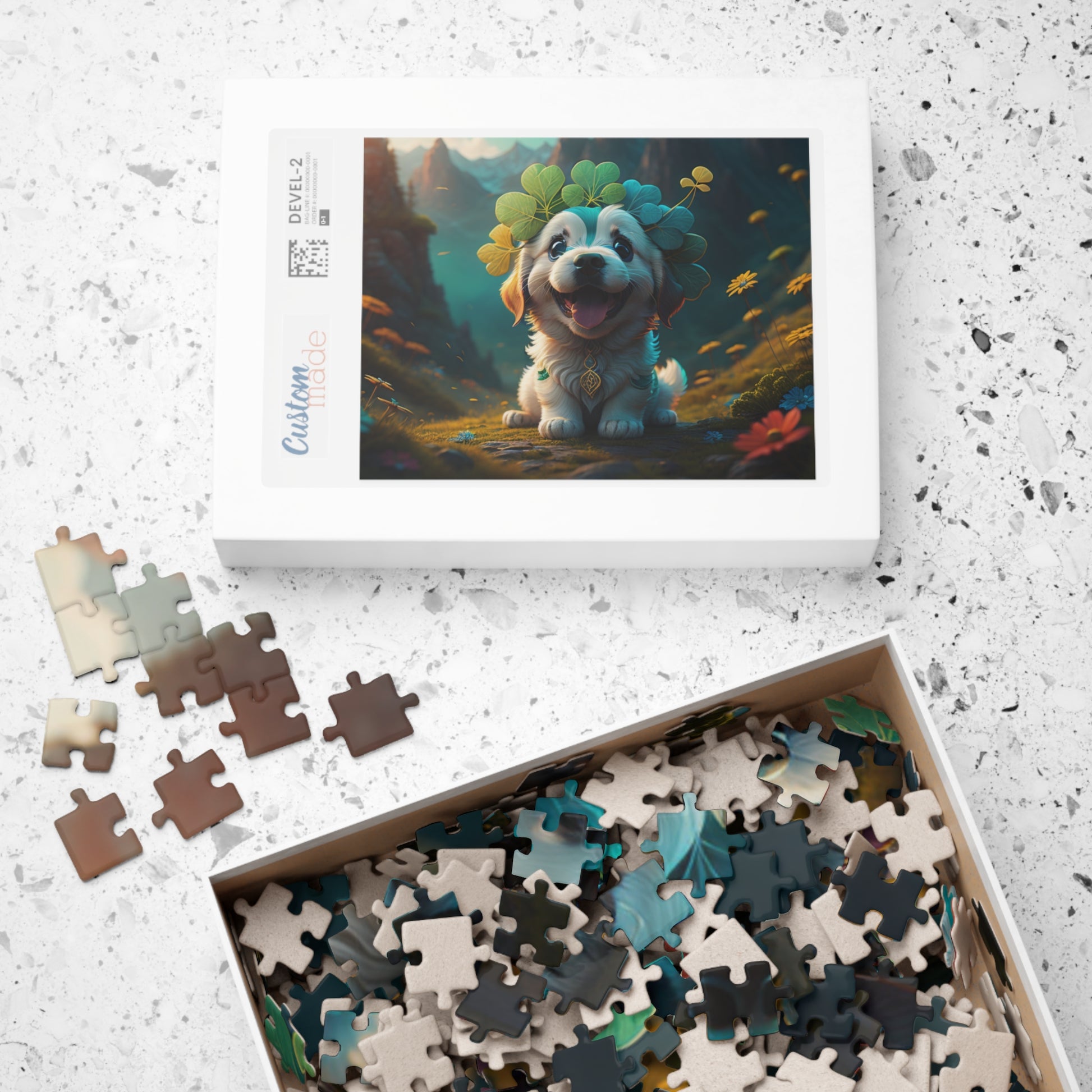 Pawsitive Paddy's Puzzle Parade - St. Patrick's Day Mental Health Puzzle