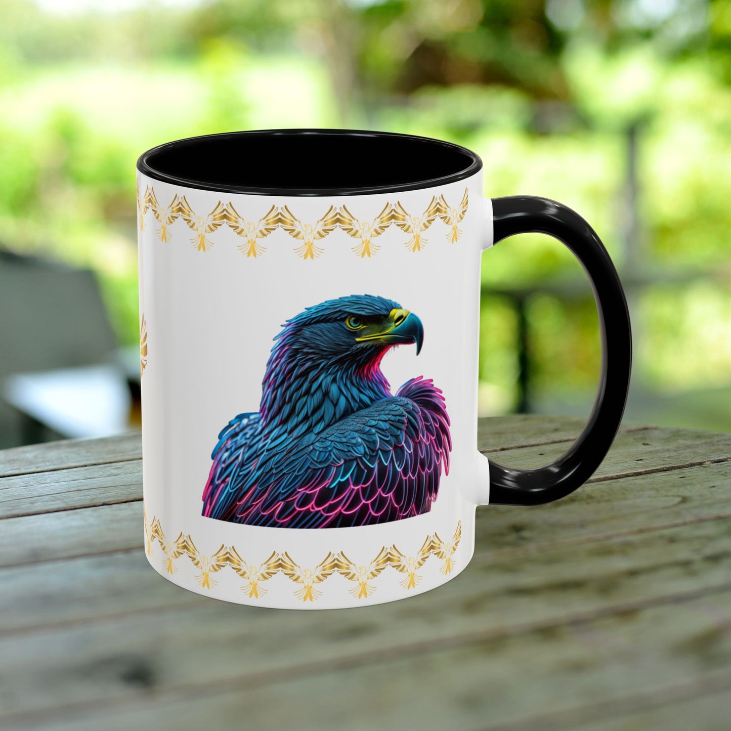 Wings of Resilience Mug representing mental health empowerment, strength, and courage to overcome challenges.