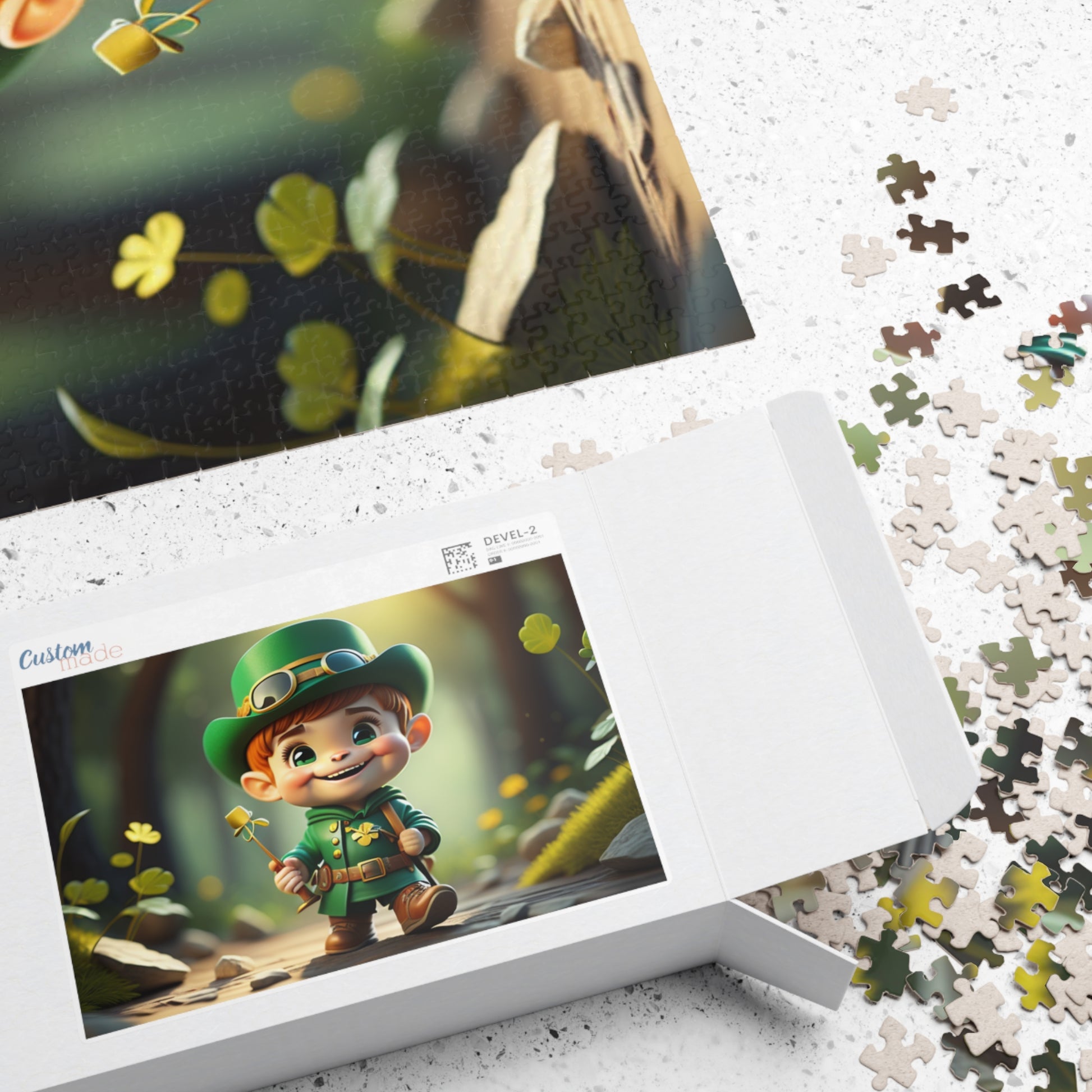 Mindful March Leprechaun - St. Patrick's Day Mental Health Puzzle