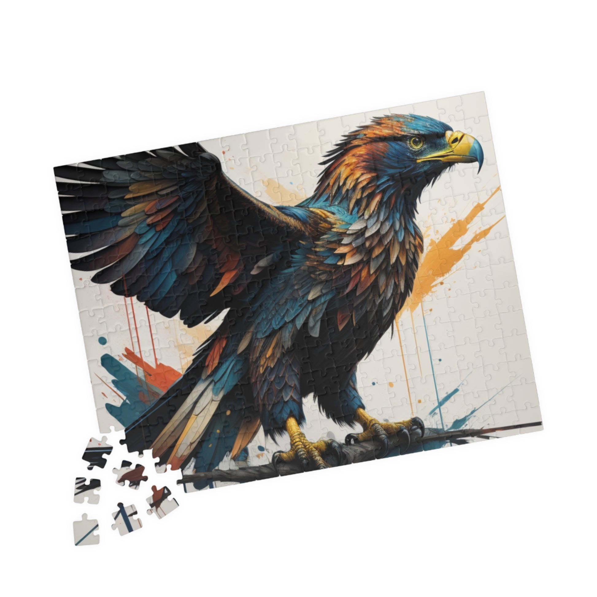 Soaring Eagle Triumph: Majestic Eagle Puzzle - Symbol of Strength, Freedom, and Resilience
