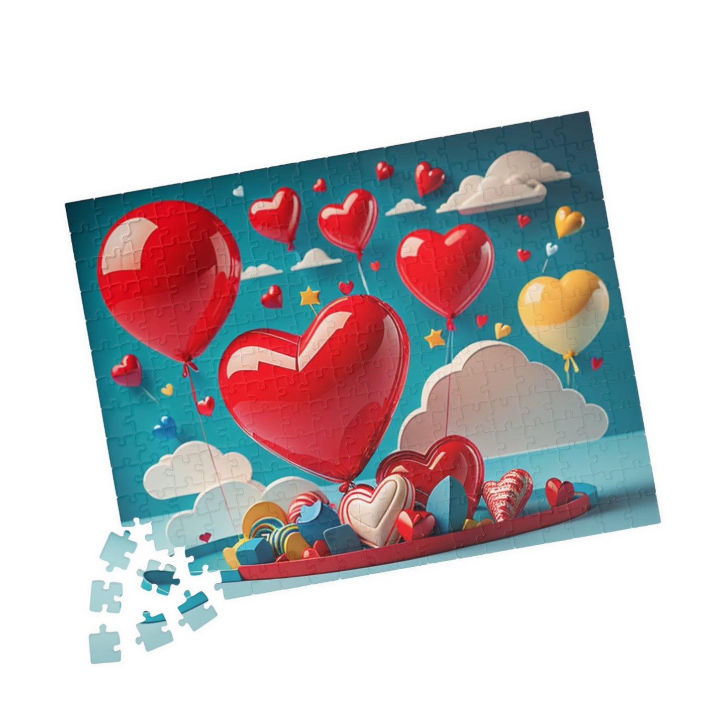 Cheerful Enchantment Haven: Valentine's Day Puzzle for Self-Care, Emotional Growth, and Personal Empowerment