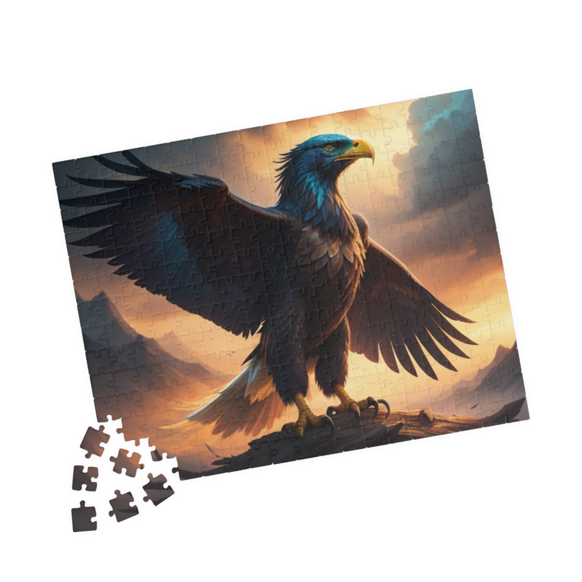Wingspan of Strength: Majestic Eagle Puzzle - Symbol of Strength, Freedom, and Resilience